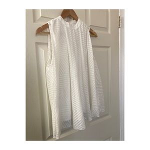 ASOS sheer textured halter neck top in ivory US 10. Usually ship on weekends.